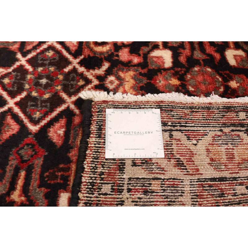 ECARPETGALLERY Hand-knotted Andelz Black Wool Rug - 3'9 x 10'5