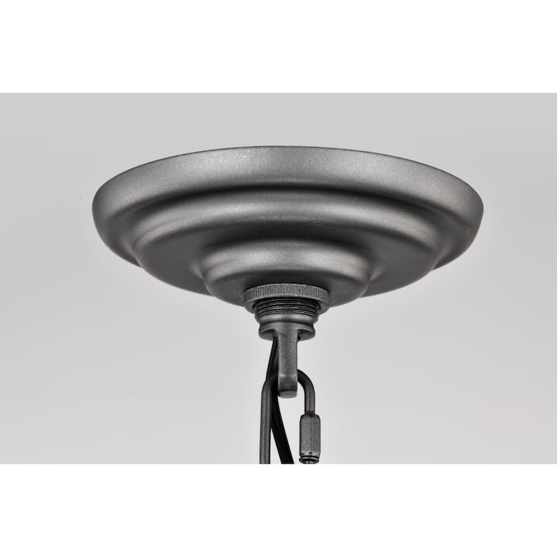 Penella 6-Light Silver Gray Branched Candelabra Chandelier