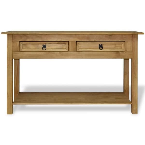 Shop Vidaxl Console Table Mexican Pine Corona Range 35 4 X13 6 X28