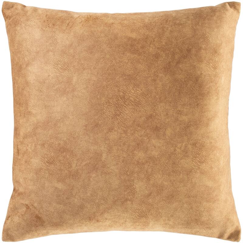 Archibald Faux Suede Transitional Throw Pillow