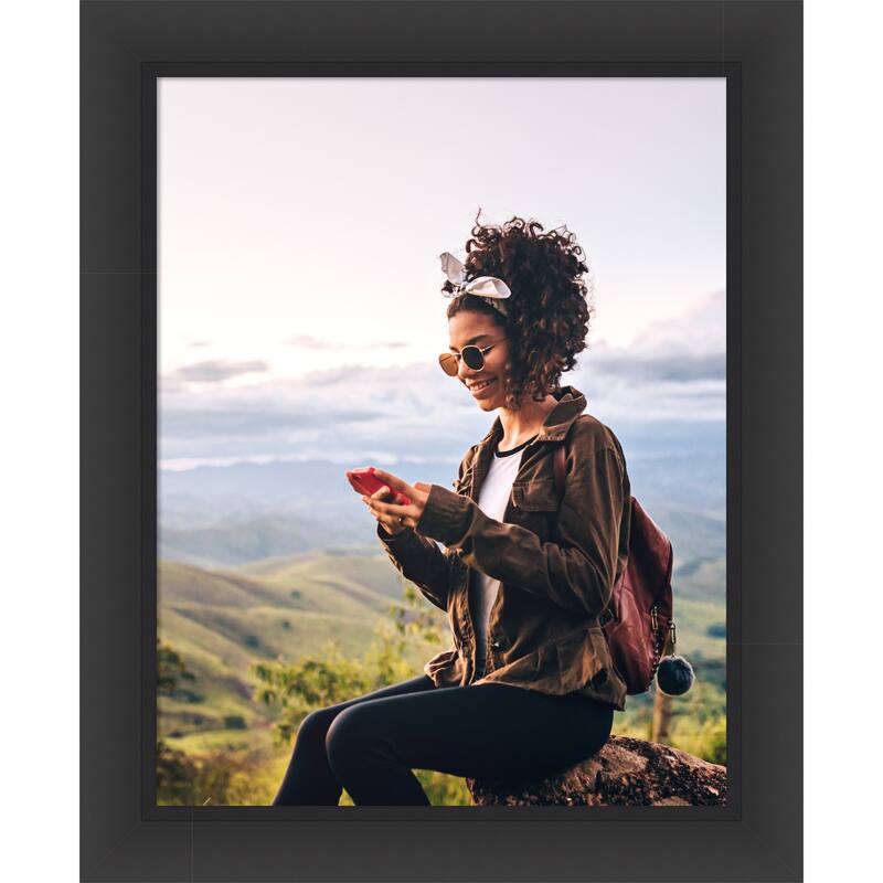Sloped Picture Frame, Photo Frame - 22x28 - Sloped Black