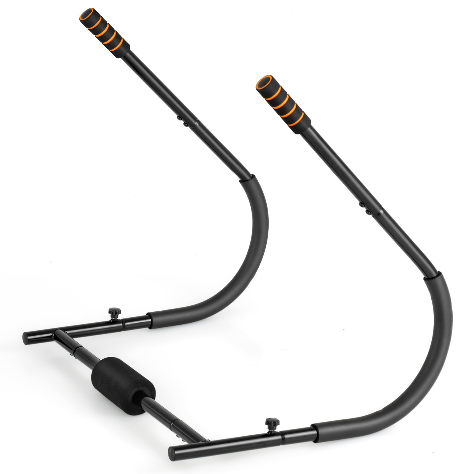 Adjustable Ab Trainer with Padded Head Support and Foam Handles