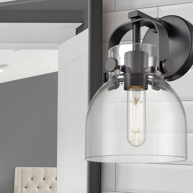 Innovations Lighting Pilaster II Bell - 1 Light 7" Wall-Mounted Sconce