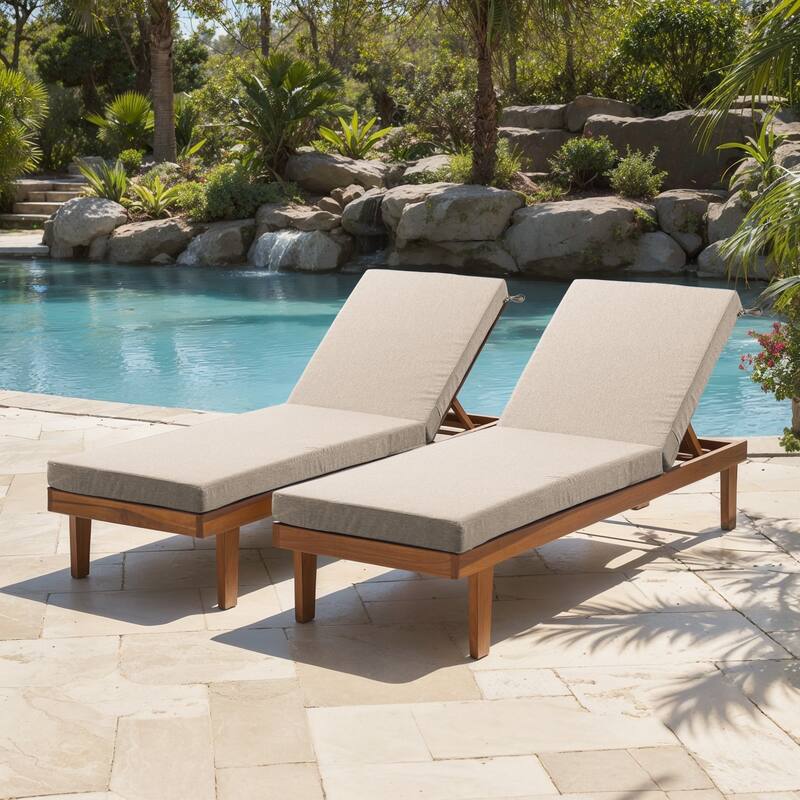 22.4 in W x 71.9 in L x 3.5 in Thickness Outdoor Chaise Lounge Replacement Cushion