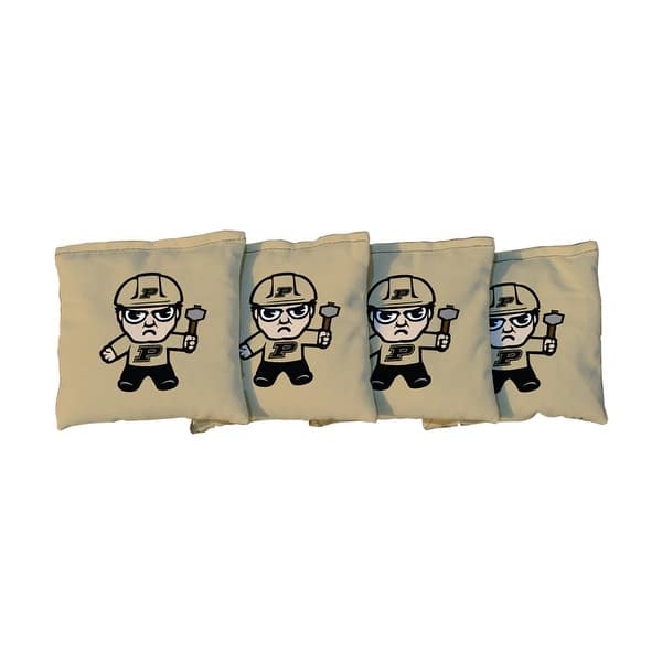 slide 2 of 3, Purdue University Boilermakers Tokyodachi Gold Cornhole Bags All-Weather Resin Filled