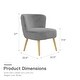 preview thumbnail 21 of 33, Avenue Greene Eden Boucle Kids Accent Chair with Natural Legs
