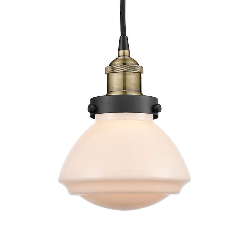 Innovations Lighting 616-1PH-9-7 Olean Pendant Olean 7" Wide Mini