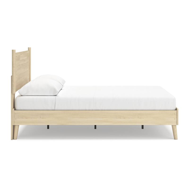 Signature Design by Ashley Cabinella Beige Platform Panel Bed