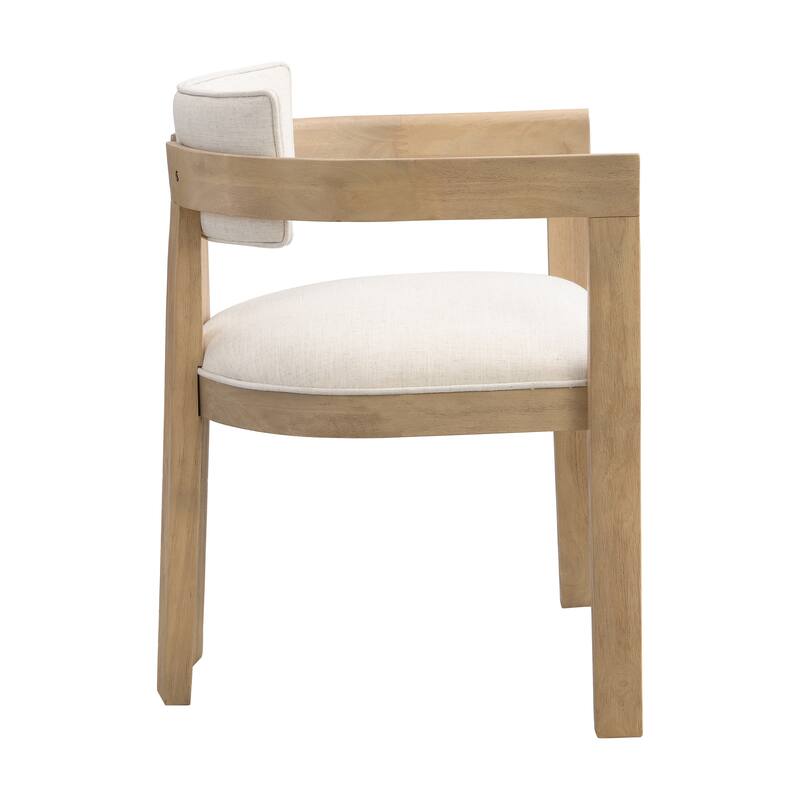 Christopher Knight Home - Lincoln Rubberwood Frame with Upholstered Seat 7 Piece Dining Set