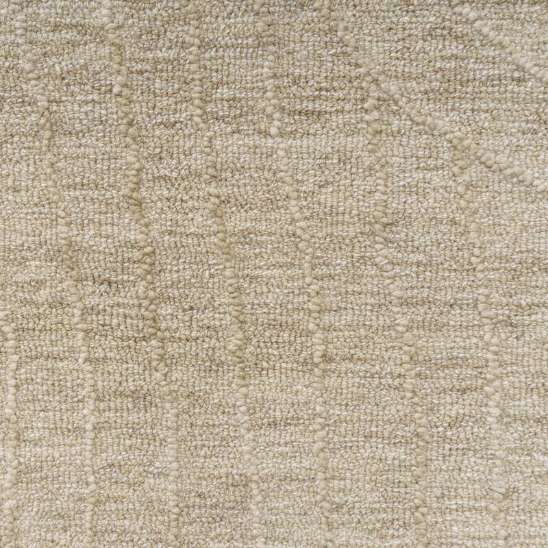 Sevita Beige/Cream Abstract Modern Lines Hand-Tufted Area Rug