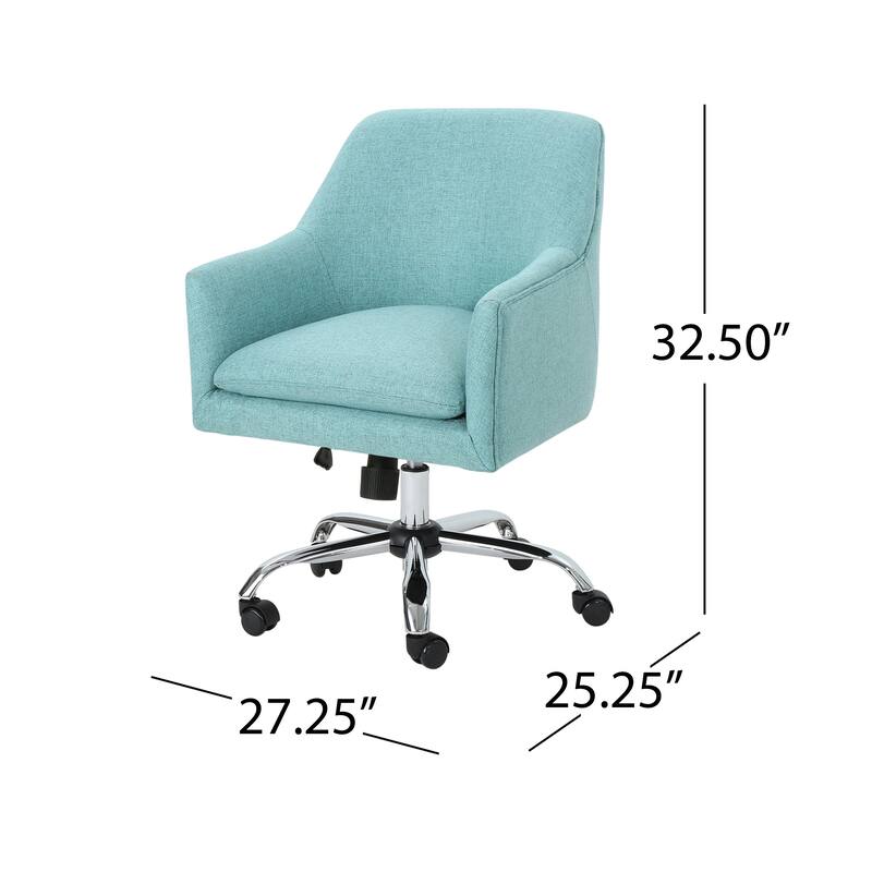 Modern Office Chair Stylish Office Chair with Tilting Armrests Adjustable Height and Swivel, for Office