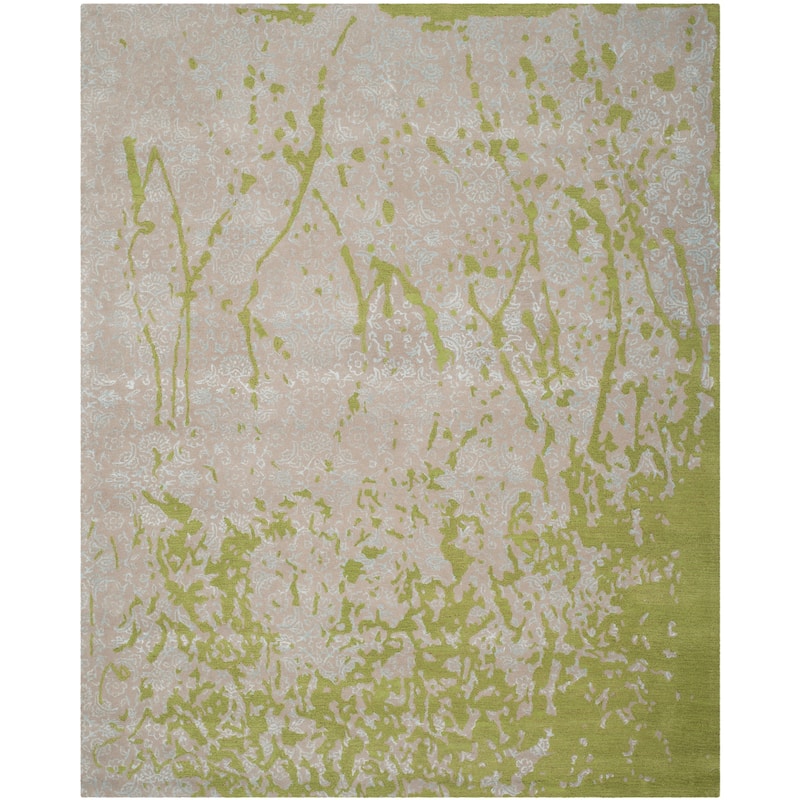 SAFAVIEH Handmade Bella Fitnat Modern Floral Wool Rug