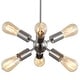 preview thumbnail 11 of 12, Bailey 17.5" Sputnik Metal LED Chandelier, Nickel by JONATHAN Y