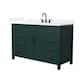 Option Green / White Quartz Top / Matte Black Hardware
