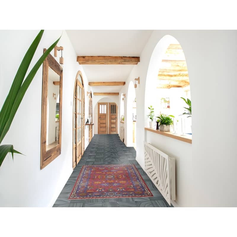 Oushak Oriental Accent Rug Hand-Knotted Wool Carpet - 3'0"x 5'1"