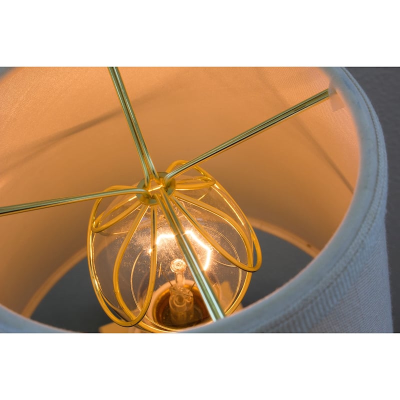 5x8x7 Empire Linen Edison Clip On Lamp Shade Light Oatmeal