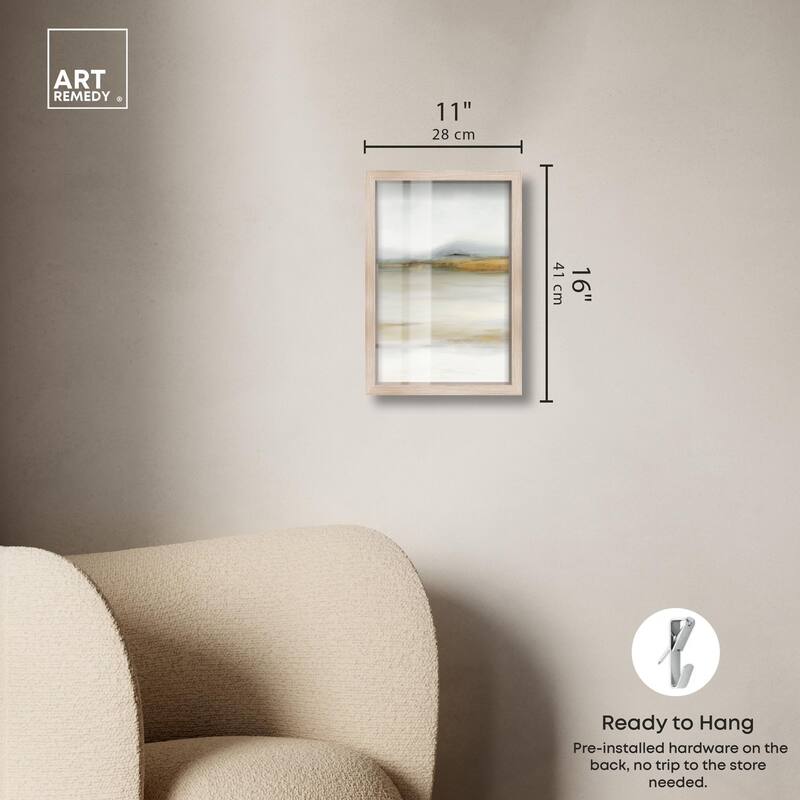 Misty Expanse II Shadowbox by Art Remedy
