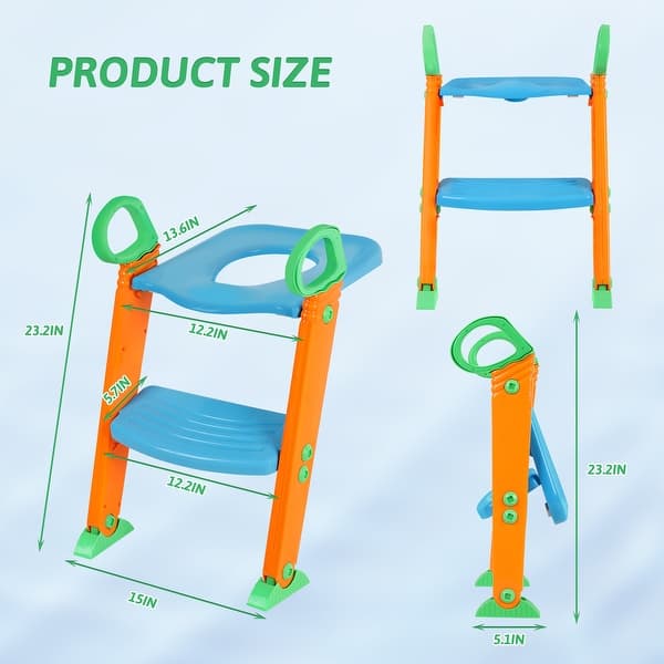 Potty Training Seat Toilet with Ladder - 1-PCS