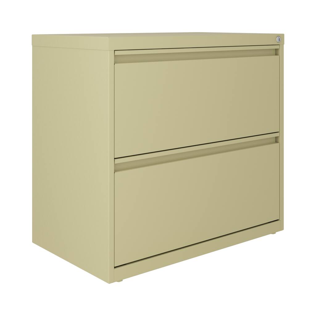 Hirsh 30 Inch Wide 2 Drawer Lateral 101 File Cabinet, Putty