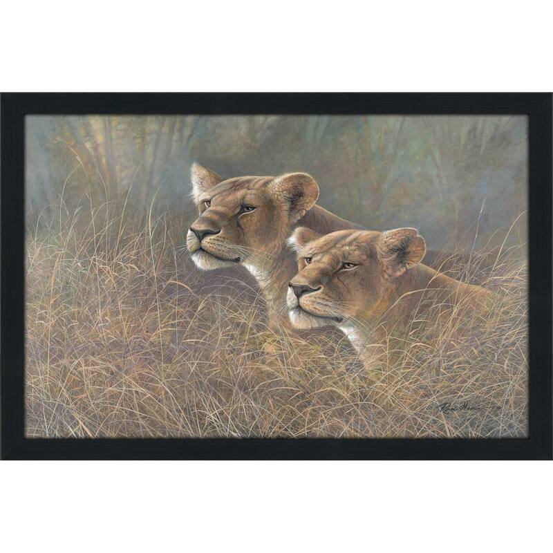 "Sisters of the Serengeti" by Ruane Manning Print on Acrylic