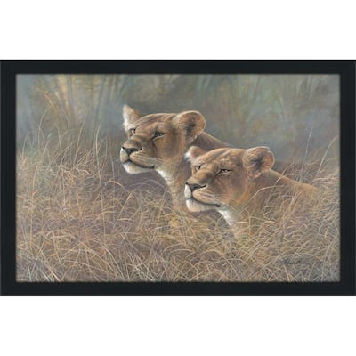 "Sisters of the Serengeti" by Ruane Manning Print on Acrylic