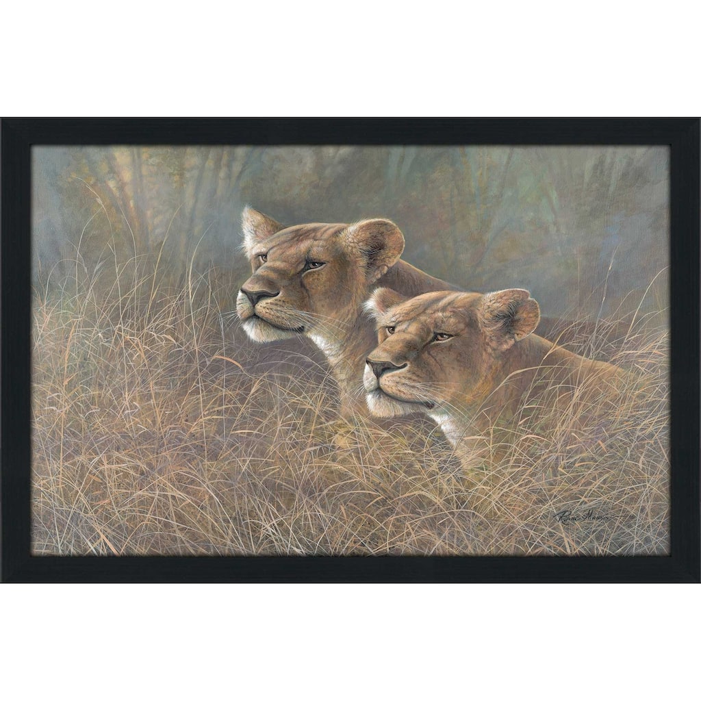 "Sisters of the Serengeti" by Ruane Manning Print on Acrylic