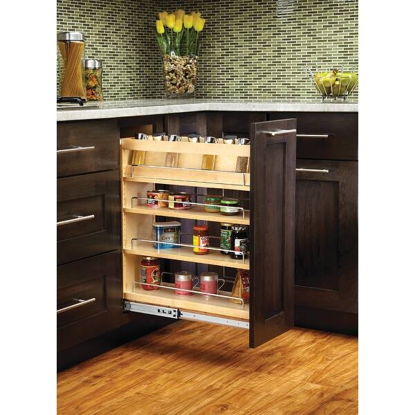 Shop Rev A Shelf 448 Bc19 8c 448 Series 8 Wide Pull Out Base