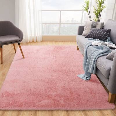 Shag Area Rugs Tie-Dyed Plush Fuzzy Rugs for Living Room, Ultra Soft Fluffy Shag Rugs for Bedroom, Nursery Rugs for Kids Room