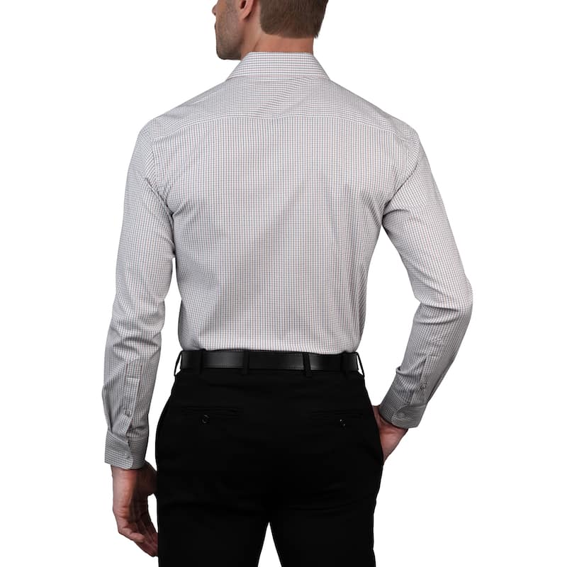 Ben Sherman Men's Check Wrinkle-Resistant Dress Shirt - Regular Fit