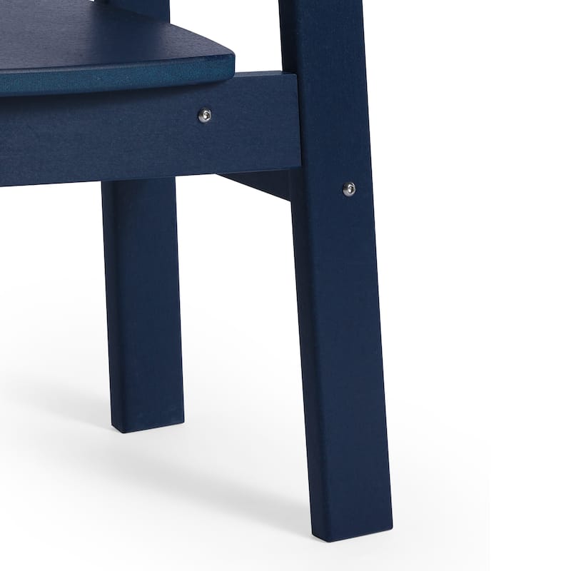 Polytrends Modern Mini Kids Outdoor Dining Chair (Set of 2)
