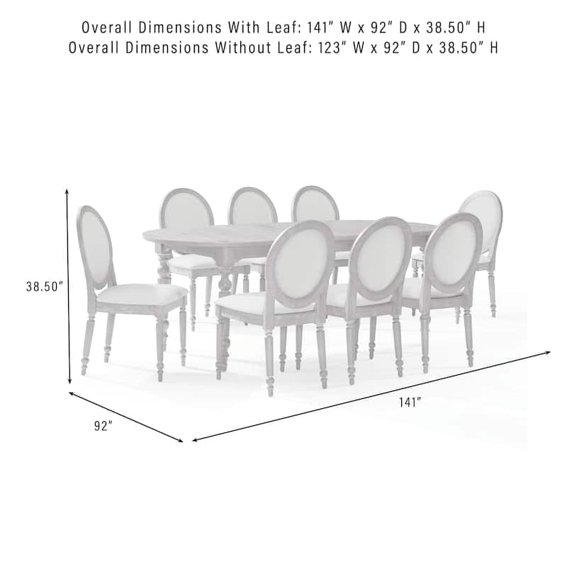 Crosley Daphne 9-Piece Dining Set For 8