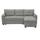 preview thumbnail 14 of 71, Reversible Sectional Sleeper Sofa with Storage Chaise & Pull-Out Bed