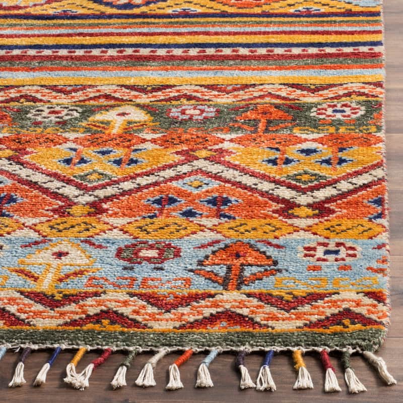 SAFAVIEH Hand-knotted Nomad Penelopia Southwestern Tribal Wool Rug