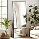 preview thumbnail 142 of 167, Dovelina Modern Full Length Floor Mirror - Freestanding Vanity Mirror for Bathroom or Living Space 64*21 - Black