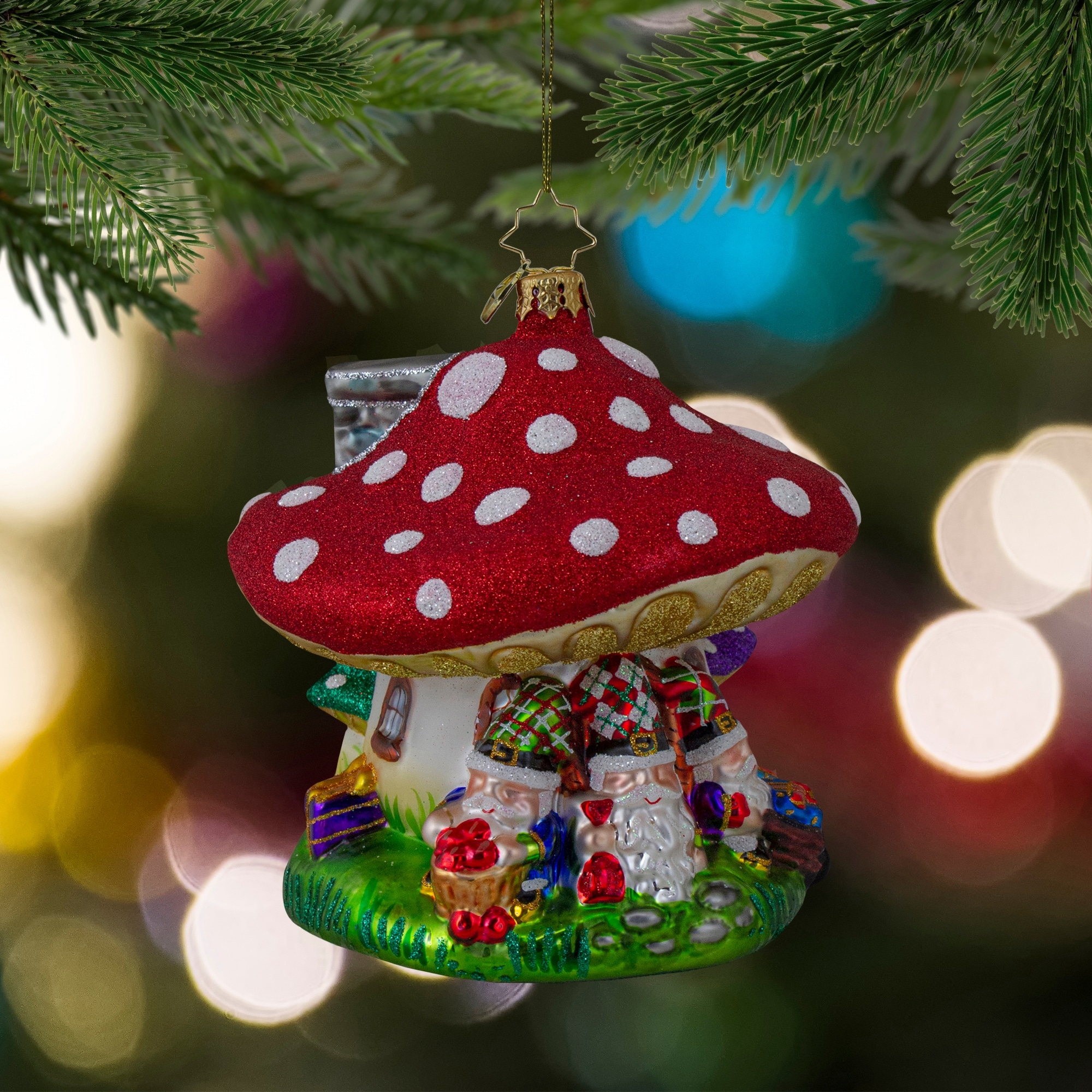 Christopher Radko Rub A Dub Dub Ornament Hand Painted Glass Christmas Holiday