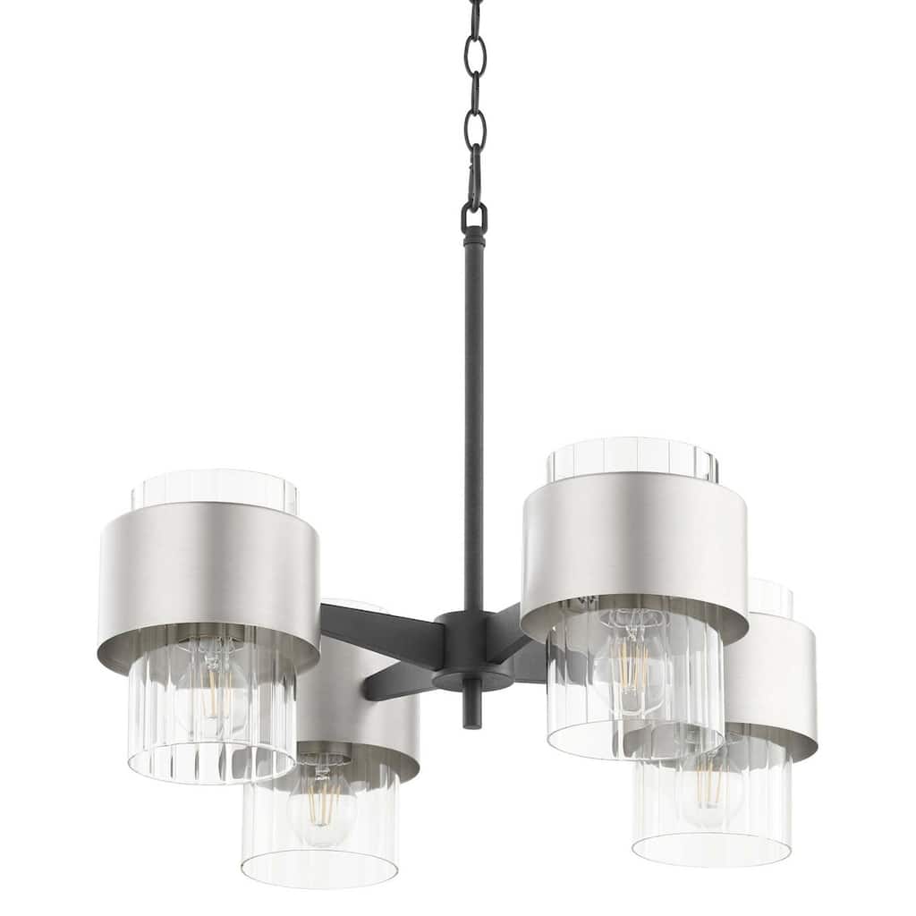Quorum International 683-4-65 Epsilon 4 Light 25" Wide Chandelier with
