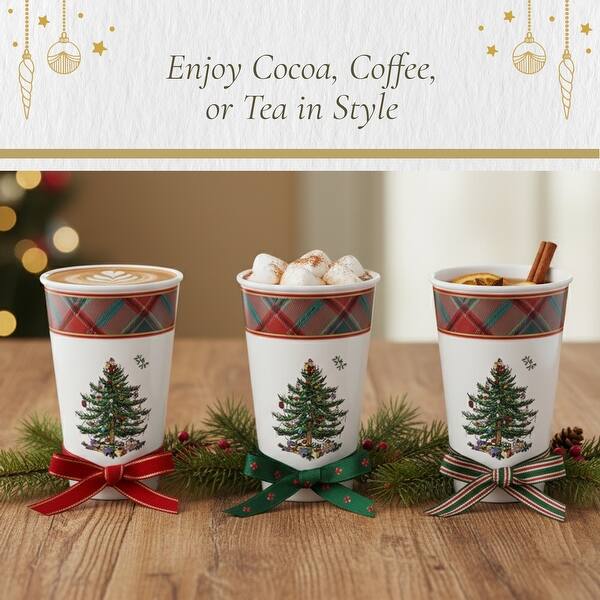 Spode Christmas Tree 8 Ounce Travel Mug - 8 oz - Bed Bath & Beyond -  38461437