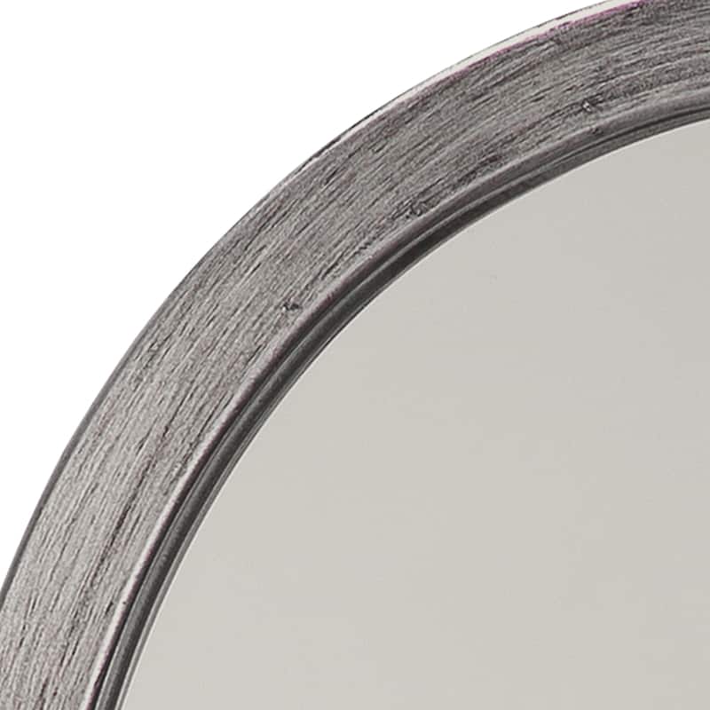 Alden Décor Jenay Metal Mirror - Antique Silver