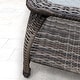 preview thumbnail 15 of 15, Corvus Padova 4-piece Wicker Patio Chat Set