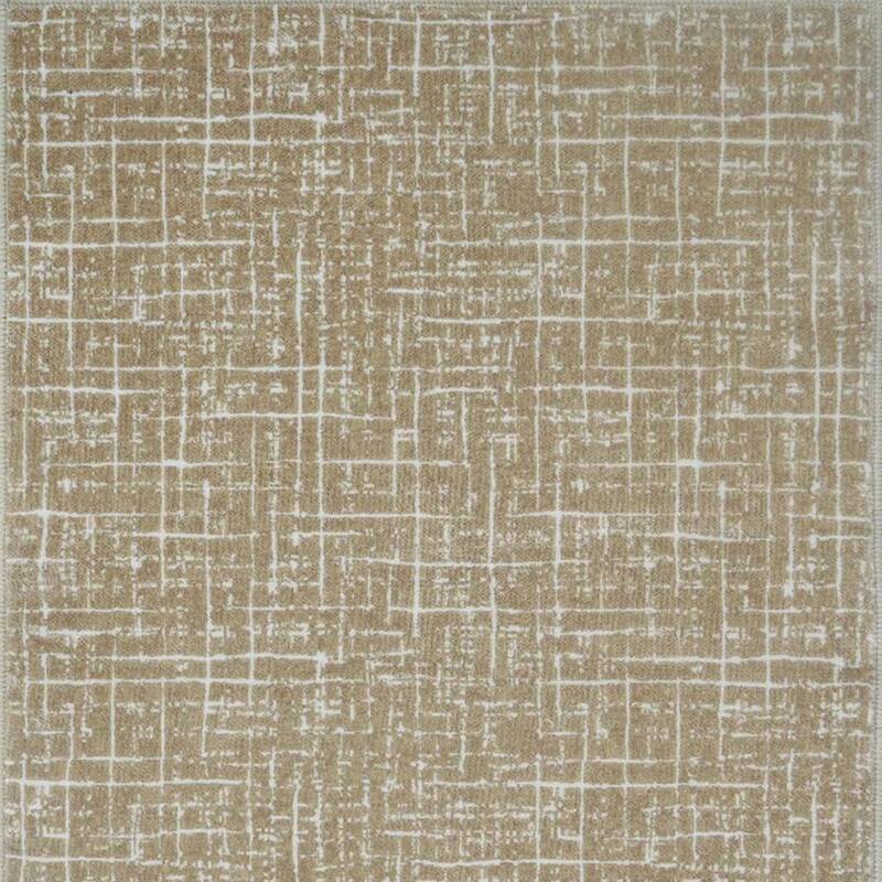 HomeRoots Abstract Geometric Modern, Contemporary Rectangle Area Rug