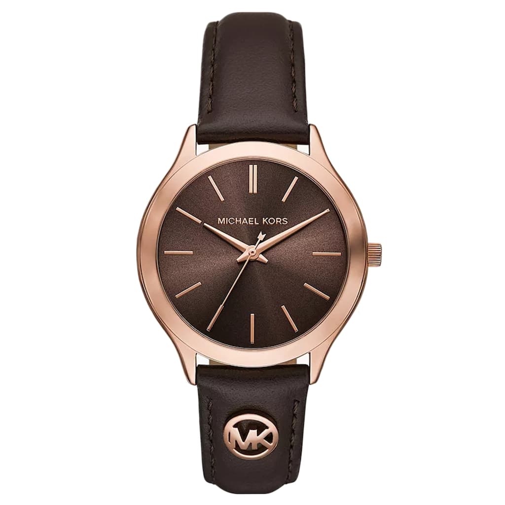 Michael Kors Women's Slim Runway Brown Dial Watch - MK7546 - 6 (36)