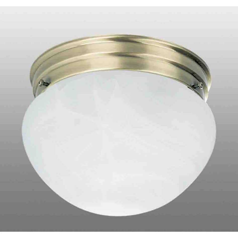 Volume Lighting Marti Single Light 8" Wide Flush Mount Bowl Ceiling