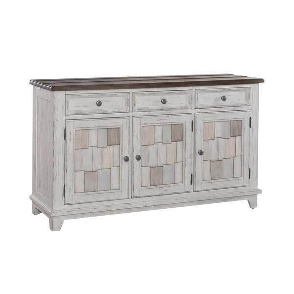 tobacco riverstone River Place Riverstone White & Tobacco Accent Server - Bed Bath & Beyond