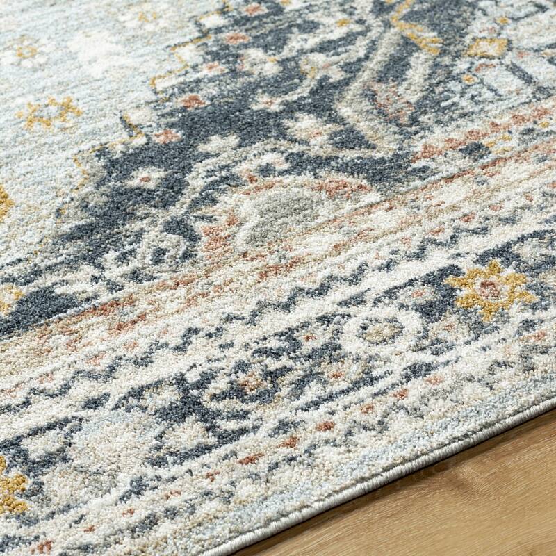 Livabliss Beckham Traditional Medallion Area Rug