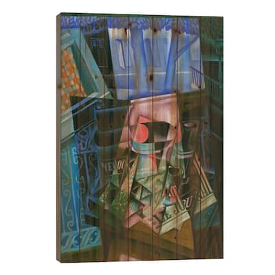 Still Life before an Open Window, Place Ravignan Print On Wood by Juan Gris - Multi-Color