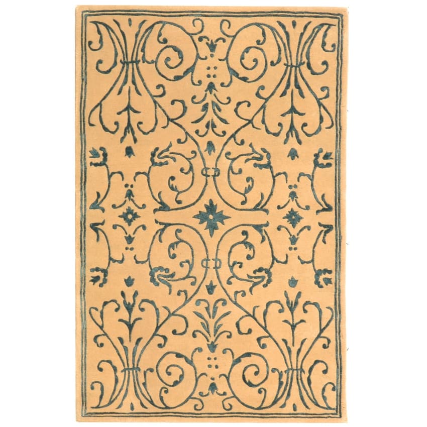 SAFAVIEH Handmade French Tapis Nonita Shabby Chic Oriental Wool