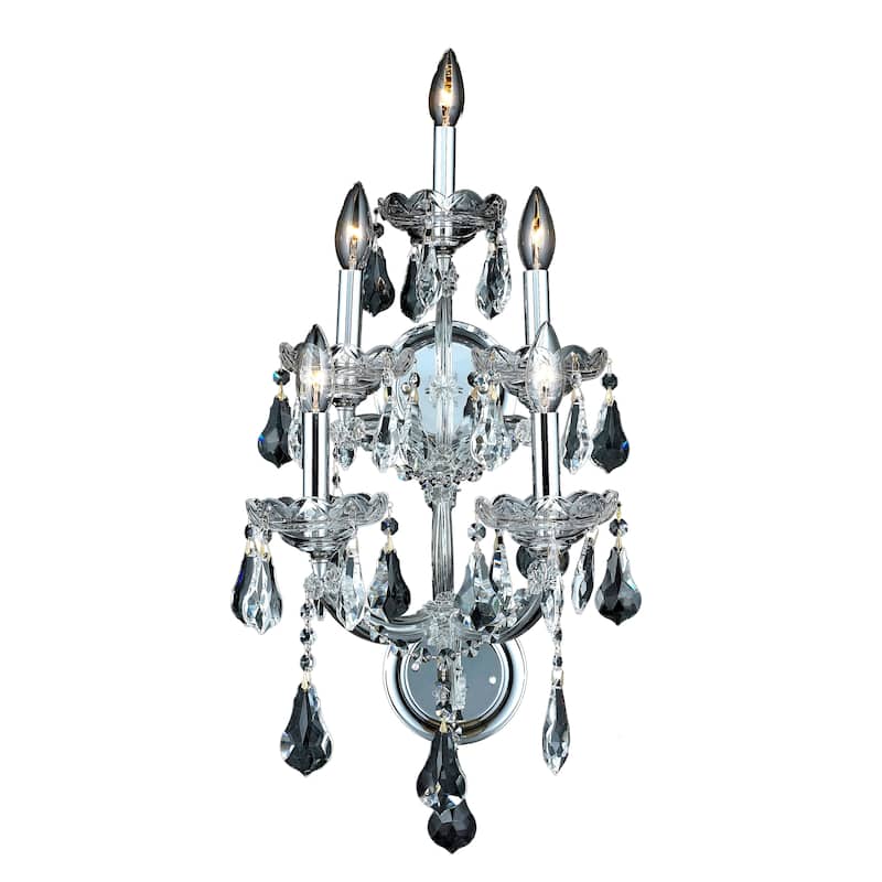 Fleur Illumination 5 light Chrome Wall Sconce