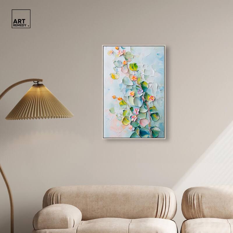 Textured Tendrils I Canvas by Art Remedy