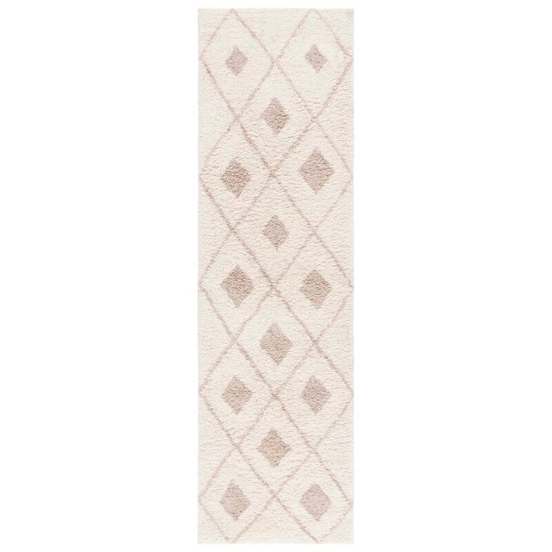 SAFAVIEH Handmade Vermont Michaela Transitional Wool Rug - 2'3" x 8' Runner - Ivory/Beige