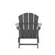 preview thumbnail 87 of 99, Laguna Folding Poly Eco-Friendly All Weather Outdoor Adirondack Chair